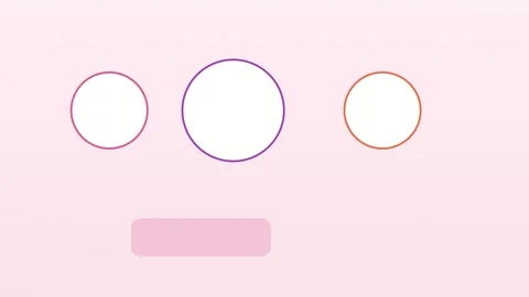 Summer sale selection interface animation with option buttons on pastel Stock Footage 337227458