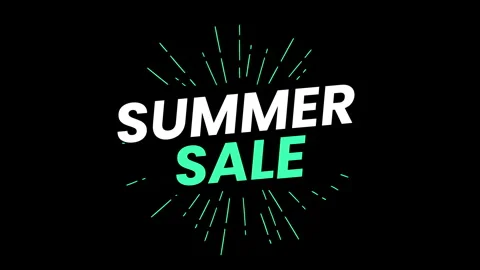 Summer sale teaser background animation. Stock Footage 252138299