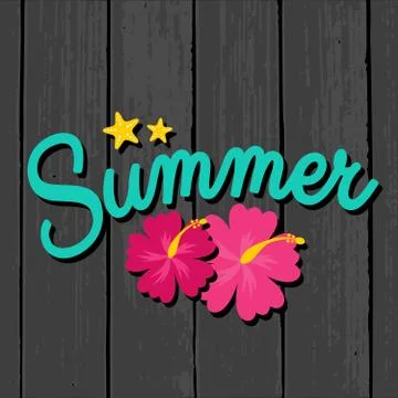 Summer sales design Stock Illustration