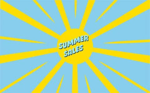 Summer sales vacation vector Stock Illustration