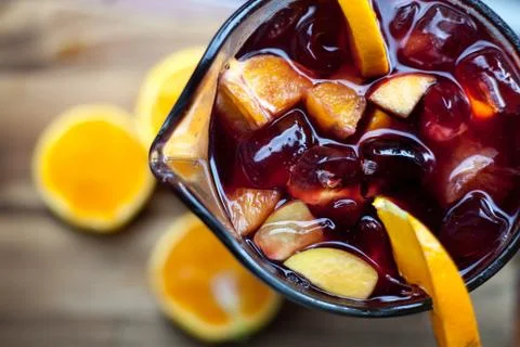 Summer Sangria Stock Photos