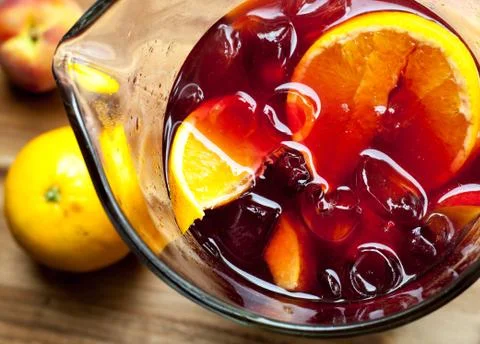 Summer Sangria Stock Photos