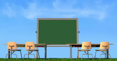 Summer school Stock Illustration