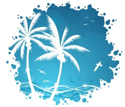 Summer sea. Stock Illustration