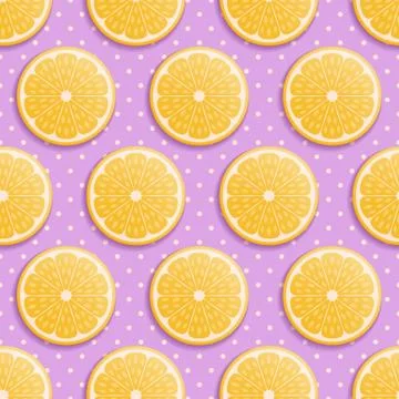 Summer seamless background Stock Illustration