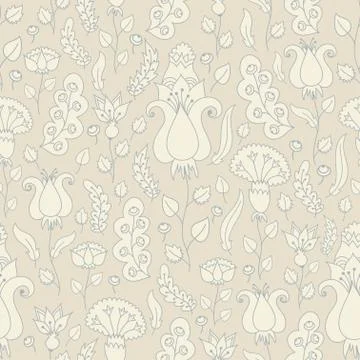 Summer seamless background Stock Illustration