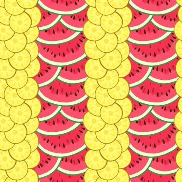Summer seamless pattern Stock Illustration
