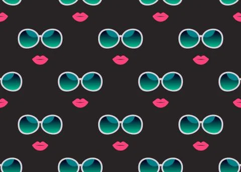 Summer seamless pattern Stock Illustration