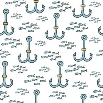 Summer seamless pattern Stock Illustration