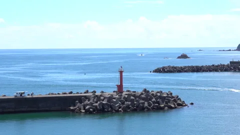 Summer seascape Stock Footage 158785490