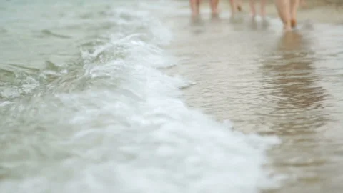 Summer seaside beach view Video stock 96645861