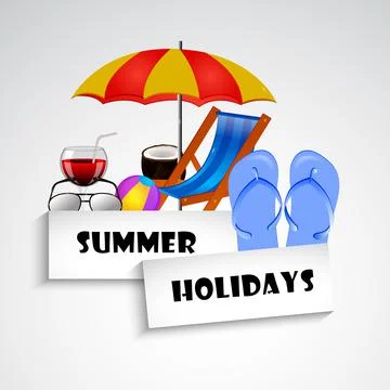 Summer Season background イラスト素材