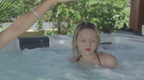 Summer Sexy Jucuzzi Dancing Video stock 41553389