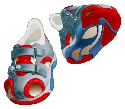 Summer shoes Stock Illustration