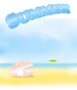 Summer sign Stock Illustration