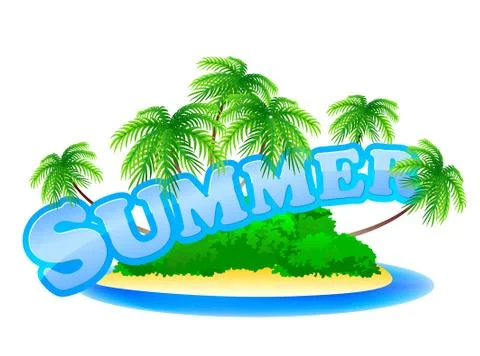Summer sign Stock Illustration