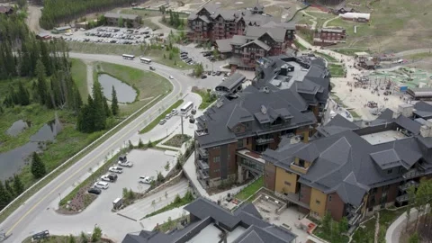 Summer Ski Resort Video stock 235754052