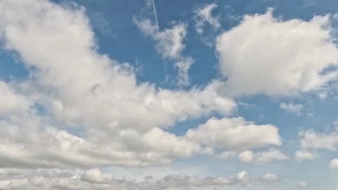 Summer Skies Beautiful Clouds Background Stock Footage 339972468