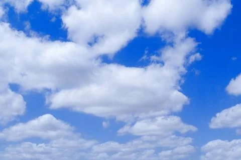 Summer sky and clouds Stock Photos