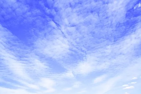 Summer sky and clouds Foto stock