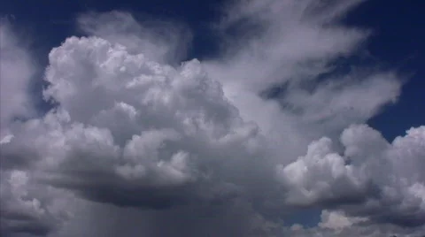 Summer Sky Clouds 2 Loop Stock Footage