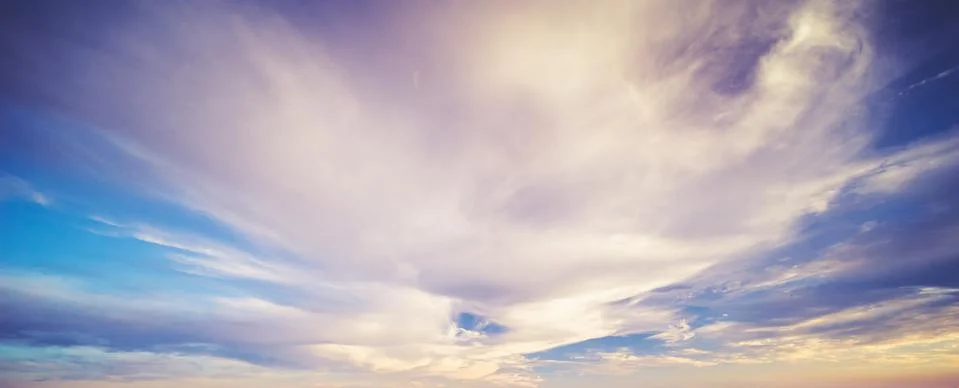 Summer sky clouds Stock Photos