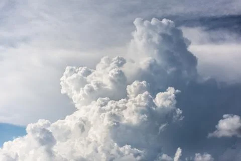 Summer sky with clouds Stock Photos