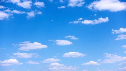 Summer sky with clouds Stock Photos