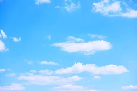 Summer sky with clouds Stock Photos