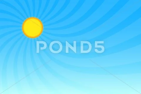 Summer Sky Stock Illustration