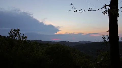 The summer sky of Italy Stock Footage 74460386