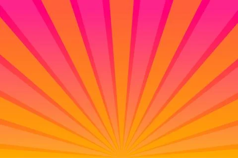 Summer sky with rays Illustrazione stock