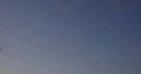 Summer sky at sunset in time lapse Stock Footage 126004796