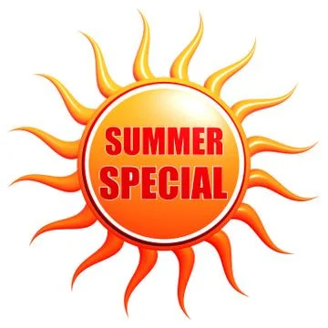 Summer special Stock Illustration