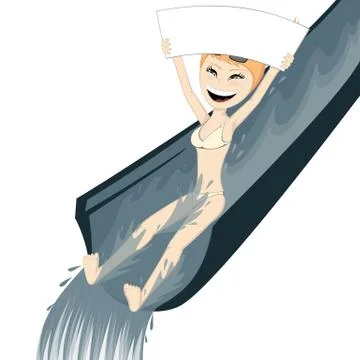 Summer splash! Stock Illustration