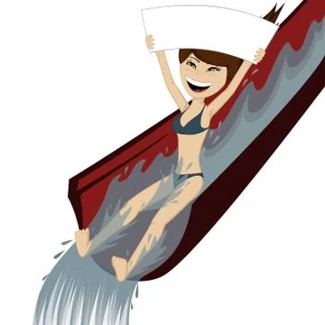 Summer splash! Stock Illustration