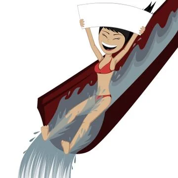 Summer splash! Stock Illustration