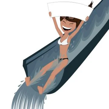 Summer splash! Stock Illustration