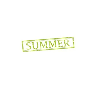 SUMMER stamp sign Illustrazione stock