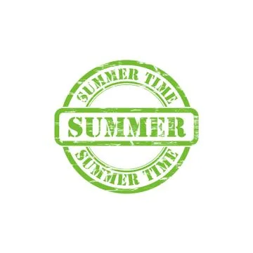 SUMMER stamp sign Illustrazione stock