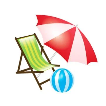 Summer still life Stock Illustration