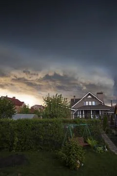 Summer storm clouds Stock Photos