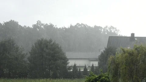 Summer storm in the countryside 스톡 동영상 94126515