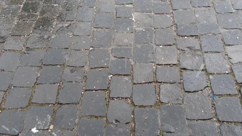 Summer storm with ice Stock Footage 79823838