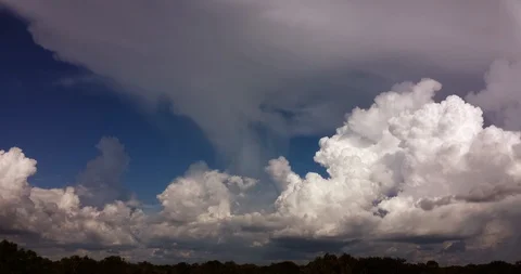Summer Storms and Sunset (2160p 29.97) Stock Footage 95337053