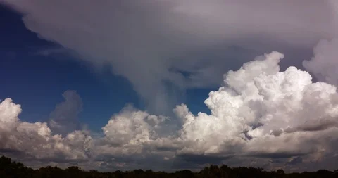 Summer Storms and Sunset (2160p 25fps) Stock Footage 95337054