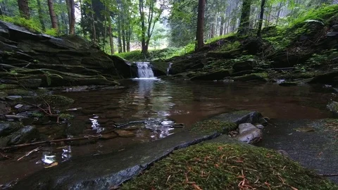 Summer stream Stock Footage 112338757