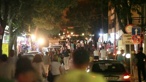 Summer street Vídeo Stock 73269136