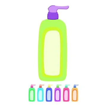 Summer sun cream vector cartoon graphic Stock Illustration