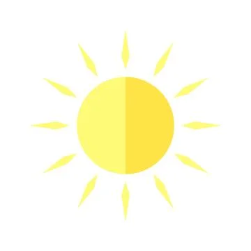 Summer sun vector illustration. Stock Illustration